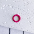 Detail of rose red round spring ring buckle with a matte finish for DIY accessories - Rose Red (3#)