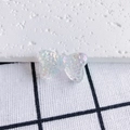 Close-up of translucent colorful resin butterfly pendant with shimmering iridescent glitters - Iridescent Translucent Sequins (6#)