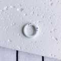 Detail of white matte spring ring buckle on a textured background for DIY crafts - White (7#)