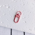 Détail d'un fermoir mousqueton rose mat pour bijoux DIY et accessoires de porte-clés - Rose Pêche (14#)