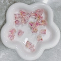 Perline a tulipano rosa traslucido cangiante per gioielli fai-da-te e catenine per cellulari - Perlina a Forma di Bocciolo di Fiore Rosa Cangiante (A96#)