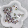 Perle di tulipano in acrilico aurora colorate per la creazione di gioielli fai-da-te - Perlina a Mughetto Cangiante Multicolore (A97#)