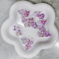 Perle a tulipano in acrilico viola per braccialetti fai da te e creazione di gioielli - Perlina a Forma di Tulipano Viola Cangiante (A99#)