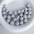 Sparkling 10mm iridescent AB crystal disco ball beads for DIY jewelry making - 26#