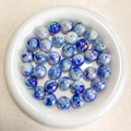 16mm AB aurora acryl kralen in blauw en paars voor DIY sieraden maken en knutselprojecten - Blauw-Paars Cyaan Iriserende Vlek (6#)