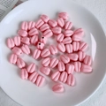 Pink bud-shaped acrylic wheat spike beads for DIY jewelry and phone chain making - Light Pink Flower Bud Bead (010#)