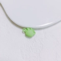 Macro de breloque ravioli vert clair en résine mate pour la création de bijoux DIY - Style de Boulette Vert Clair (16#)