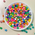 Kleurrijk assortiment ronde gelakte kralen voor DIY sieraden en kettingen - 16# Gemengde Kleuren (Inclusief Rood)