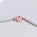 Pendentif cœur rose en alliage peint pour boucles d'oreilles DIY et bijoux artisanaux - Style de Cœur Rose (24#)