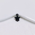 Pendentif étoile noir mat en alliage avec boucle pour la création de bijoux DIY - Style d'Étoile Noire (28#)