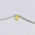 Pendentif étoile jaune mat en alliage avec deux anneaux pour création de bijoux - Style d'Étoile Jaune (30#)