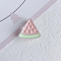 DIY Harz Wassermelonen-Scheibe in Rosa und Hellgrün für Haarschmuck Bastelarbeiten - Rosa(6#)