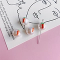 DIY carrot pattern pearl beads and pin accessories for handmade jewelry making - Carrot Pattern (1#)