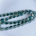 Macro de perles en cristal de verre facetté dégradé bleu-jaune pour création de bijoux DIY - Fil Facetté Dégradé Sarcelle-Jaune(7#)