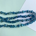 Macro view of blue-purple butterfly glass beads with iridescent AB coating for DIY jewelry - Iridescent Purple Blue (11#)