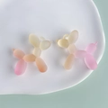 Frosted acrylic balloon dog charms in yellow-pink and yellow-orange gradient finish - Orange Yellow Gradient (3#)