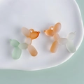 Frosted resin balloon dog charm in orange and green gradient for DIY jewelry - Green Orange Gradient (4#)