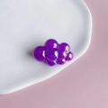 Macro shot of iridescent purple cloud-shaped DIY accessory with glossy finish - 13#