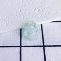 Iridescent light green acrylic rose flower charm with a holographic finish for DIY crafts - 11# Iridescent Light Green