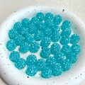 Perles disco facettées en résine bleu ciel pour bracelets DIY et création de bijoux - 14mm / 4#