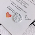 Detailed 20mm round white marble pattern resin pendant with hole for DIY jewelry making - White Marble (9#) / 20mm