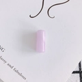 Macro shot of a light purple cylindrical resin bead for DIY jewelry making and crafts - Large / 14# Light Purple