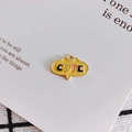 Yellow oval alloy charm with CUTE enamel lettering for DIY necklace jewelry making - Yellow