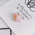 Détail macro de breloques en résine rose en forme d'étoile pour création de bijoux - Rose Cerise (1#)