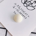 Cabochon in resina bianco crema con trama a spirale per gioielli e accessori fai da te - Cream White (5#)