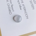 Macro detail of gray-purple flat bead with natural white marble texture for DIY jewelry - Pale Gray Purple Style (10#)