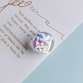 Perle sphérique en résine avec cylindres macaron colorés pour création de bijoux - Cylindre Macaron (8#)