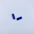 Perle cilindriche in resina blu scuro con trama marmorizzata per gioielli fai-da-te - 25# Blu Scuro