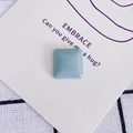 Light blue square resin flatback cabochon for DIY jewelry and phone case crafts - Light Blue (11#)