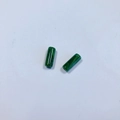 Perline cilindriche in resina verde con texture malachite per creazione di gioielli - 26# Verde Scuro