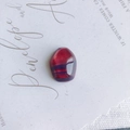 Ciondolo in resina DIY con strisce di pittura a olio rosso scuro e viola per gioielli - Stile a Strisce Rosso Scuro e Blu Viola (8#)