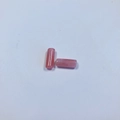 Accessori per gioielli fai-da-te con perle cilindriche in resina rosa effetto marmo - 33# Rosa Trasparente