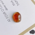 Pietra irregolare in resina ambrata per cover di telefoni DIY e accessori gioielli - Ambra Marrone Rossastro (8#)