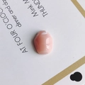 Ciondolo singolo in resina marmorizzata rosa traslucida per cover fai-da-te e unghie - Rosa Traslucido Marmorizzato (9#)