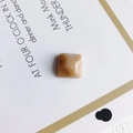 Square amber marble resin tile for DIY phone cases and jewelry accessories - Amber Marble (1#)