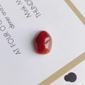 Cabochon in resina rosso scuro di forma irregolare con finitura lucida per gioielli - Rosso Scuro (11#)