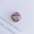 Gefacetteerde harskraal met rode marmeren textuur en taupe basis voor DIY sieraden - Bruinrode Gefacetteerde Textuur (12#)