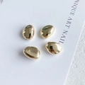 Détail de perles de résine dorées irrégulières pour la création de bijoux DIY et nail art - Or (Grand) (1#)