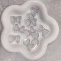 Perle a farfalla in acrilico aurora per creazione di gioielli DIY e decorazioni nail - Accessorio Farfalla Glitter Laser Aurora (A112#)