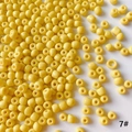 Dettaglio di perline a semina giallo brillante da 4mm per gioielli fai-da-te fatti a mano - Confezione da 50g (Circa 610 Perle) / 7#-ai-Giallo Brillante