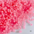 Macro de cuentas de vidrio esmerilado rosa de 4mm para creación de joyas DIY y artesanía - Rosa Esmerilado (1#) / Paquete de 450g (Aproximadamente 5400 Piezas) / Rosa
