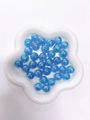 Perle a bolla in acrilico blu aurora con sfumature colorate per creazione gioielli - Perlina Cangiante Sfumata Neon Blu (A125#)
