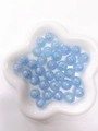 Perle tonde in acrilico aurora azzurro con finitura cangiante per gioielli fai-da-te - Perlina Sfusa Blu Chiaro a Lustro Perlato Cangiante (A120#)