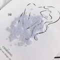Close-up of 2mm light purple glass seed beads on a white creative display card - 450g Pack (Approx. 57600 Pcs) / Size 9