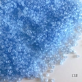 Λήψη macro από γαλάζιες γυάλινες χάντρες 2mm για χειροποίητα κοσμήματα DIY - 450g (Περίπου 48.000 Χάντρες) / Ουράνιο Μπλε (13#)