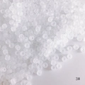 Frosted white 4mm matte glass seed beads for DIY jewelry making and craft supplies - Bulk Pack 450g (Approx. 5400 Beads) / Frosted White (3#)